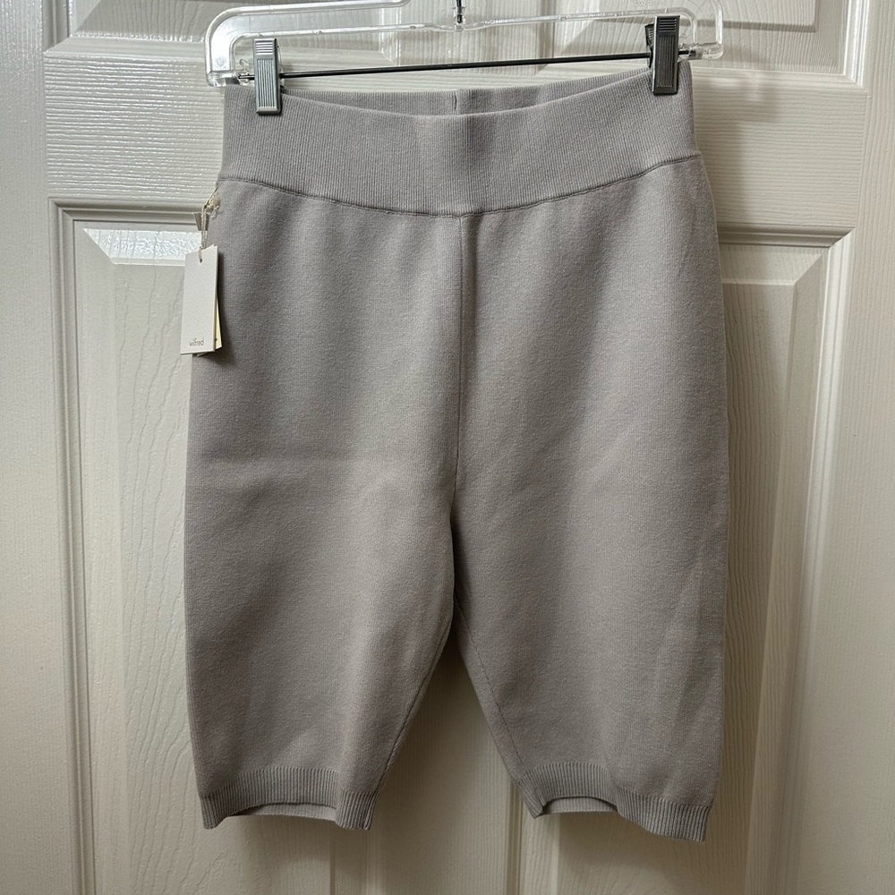 Aritzia Wilfred Mackenzie Knit Bike Shorts